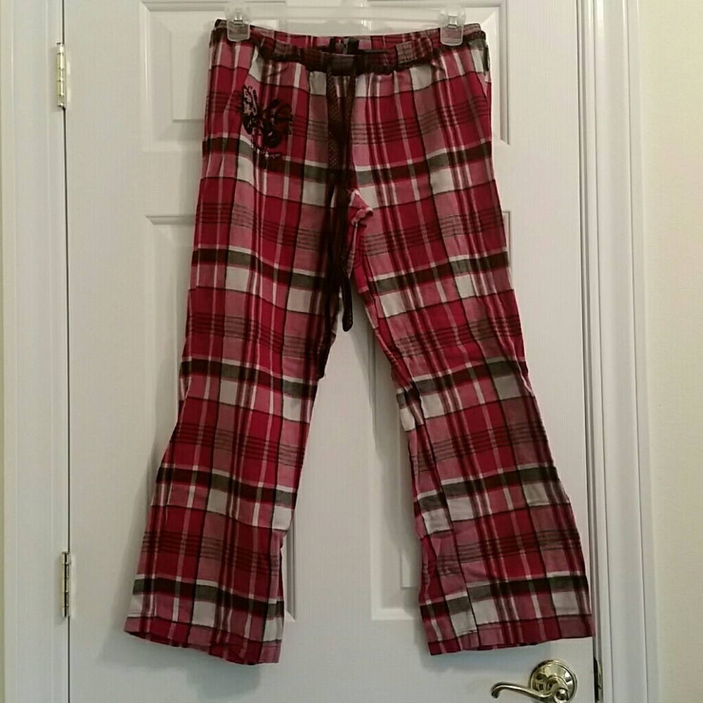 Top model pink pj bottoms L 11/13